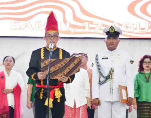 Rektor Jadi Irup Peringatan HUT ke-79 Kemerdekaan RI di Unsrat
