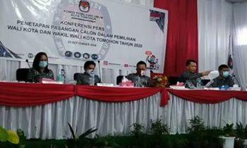 Tiga Paslon di Pilkada Tomohon