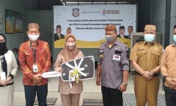 Bank Sulutgo Salurkan CSR Berupa Mobil ke Yayasan Ummu Syahidah