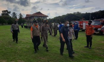 Pemkab Bolmong dan Polres Apel Pasukan Operasi Ketupat Samrat
