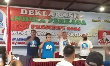 Barisan Andika for Presiden 2024 Sulut-Gorontalo Dideklarasikan