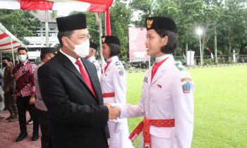 Wagub Kukuhkan Paskibraka Sulut 2022