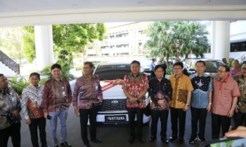Gubernur Olly “Reyen” Mobil Baru Innova Hybrid Usai Sulut Sabet Paritrana Award