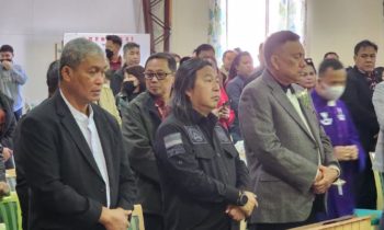 Gubernur Olly Ibadah Bersama Jemaat GMIM di Oarai Jepang