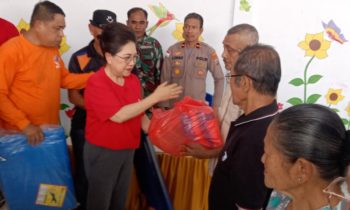 Tamuntuan Serahkan Bantuan Bagi Korban Bencana di Kampung Dagho