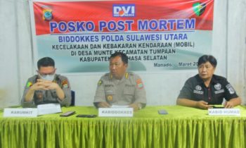 Polda Sulut Berhasil Identifikasi 4 Jenazah Korban Lakalantas yang Terbakar di Munte, Ini Daftar Lengkapnya…