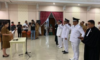 Lantik 3 Kapitalaung, Tamuntuan Harap Kerjasama Baik dari Aparat Kampung