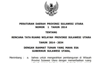 5 Tahun Berproses, Revisi RTRW Sulut Masih Tunggu Revisi RZWP3K