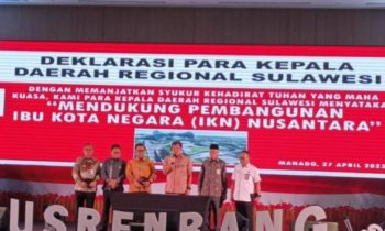 Wagub Steven Kandouw Pimpin Deklarasi Regional Sulawesi Dukung Pembangunan IKN