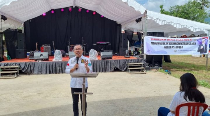 Senator SBANL Sosialisasi Empat Pilar MPR RI kepada Pemuda/Remaja GSJA Sulut dan Gorontalo