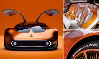 Mercedes-Benz Rilis Supercar Konsep One-Eleven dengan Pintu Gullwing dan ‘Lounge’ Perak