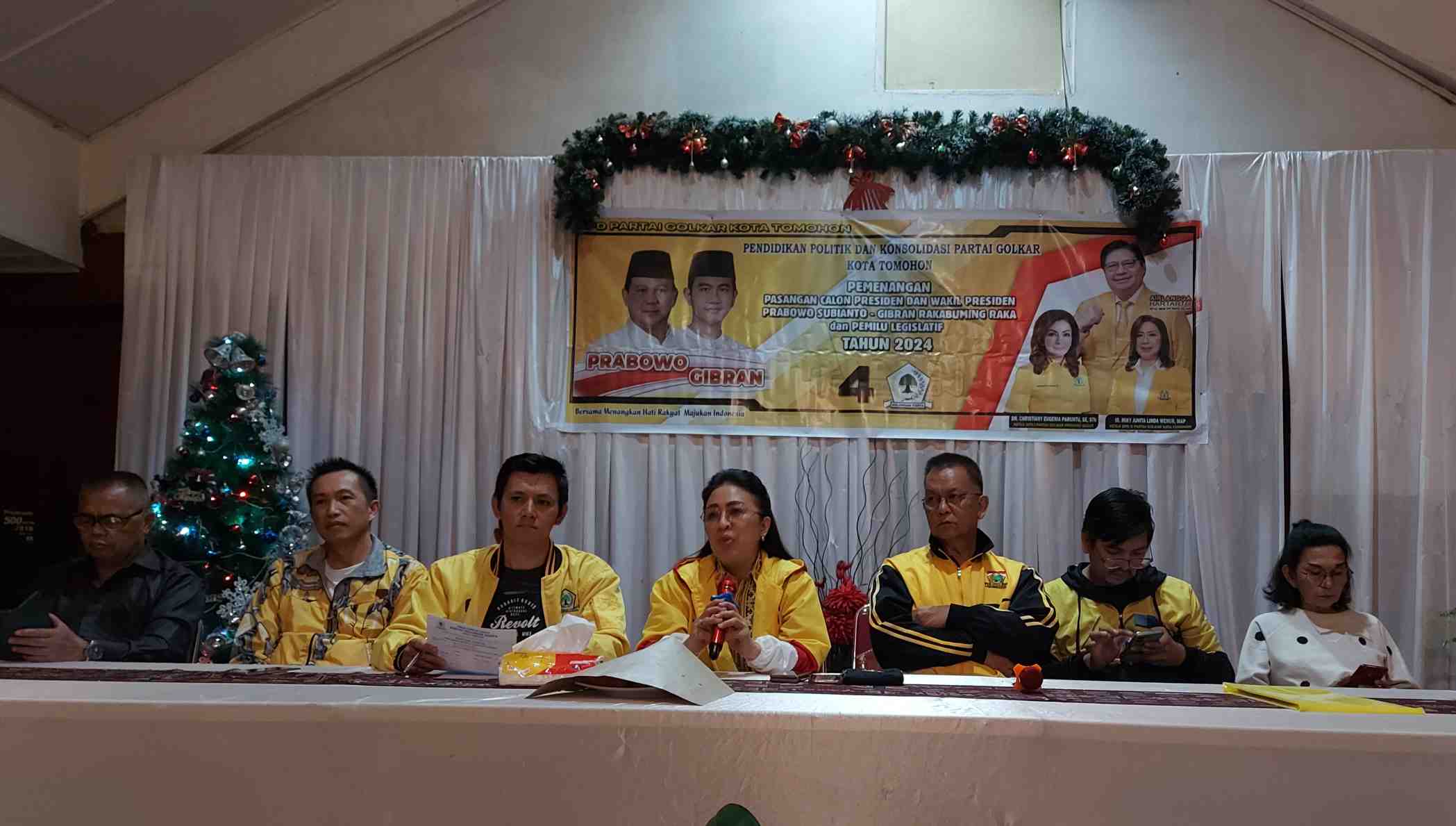 Partai Golkar, Miky Junita Linda Wenur, Tomohon, Prabowo-Gibran