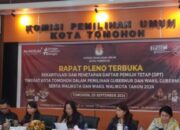 Bertambah 1.189 dari Pilcaleg, Daftar Pemilih Tetap Pilkada 2024 Tomohon 79.211