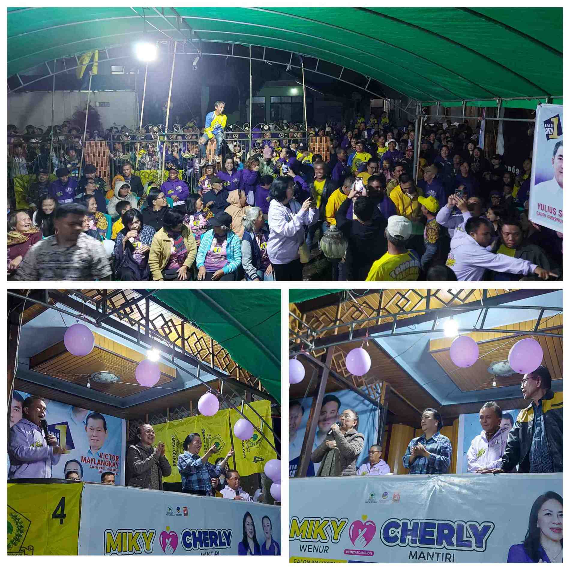 Tomohon, Miky Wenur, Cherly Mantiri