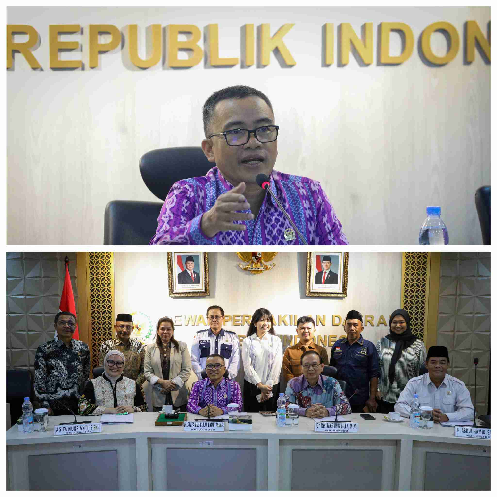Prabowo Subianto, BULD DPD RI, Stefanus BAN Liow