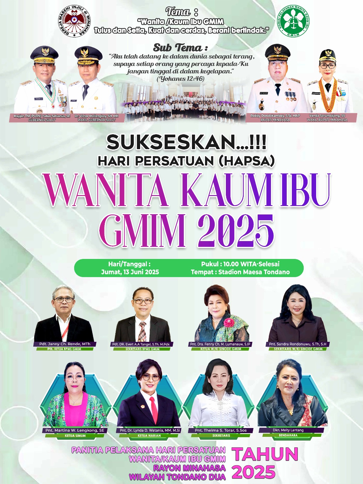Minahasa, GMIM, Wilayah Tondano Dua, Hapsa W/KI