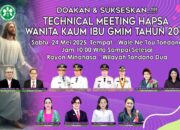 Panitia Hapsa W/KI GMIM 2025 Gelar Technical Meeting, Hari Ini di Wale ne Tou Minahasa