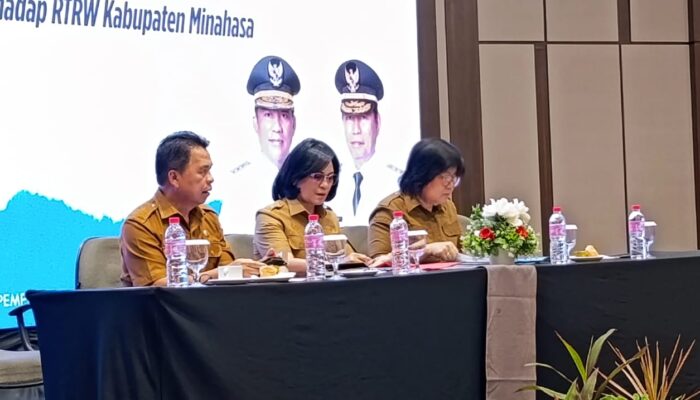 Sekda Minahasa Ikuti Rapat Evaluasi Ranperda RTRW 2025-2044