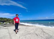Jadi Destinasi Wisata Viral, Tamuntuan Tinjau Hasil Pembangunan Talud Pengaman Pantai di Kampung Kalasuge