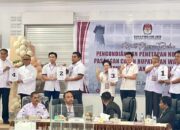 Ini Hasil Pencabutan Nomor Urut Paslon Bupati-Wakil Bupati Sangihe