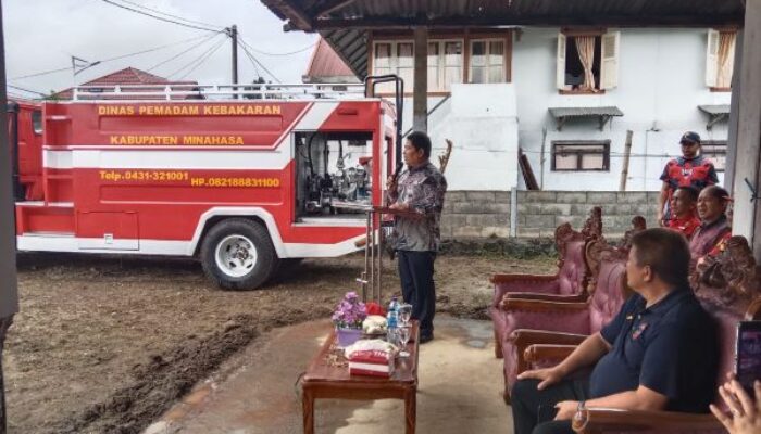 Resmikan Posko Damkar, Kumendong Berharap Berikan Respon Cepat Tangani Kebakaran