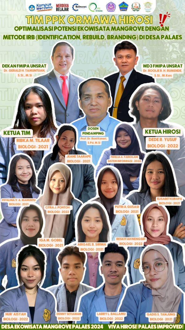Unsrat, FMIPA, Gerald Tamuntuan, Rooije Rumende