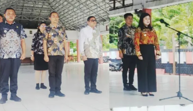 Kunjungi Tagulandang, Bupati Sitaro Pimpin Apel ASN dan THL
