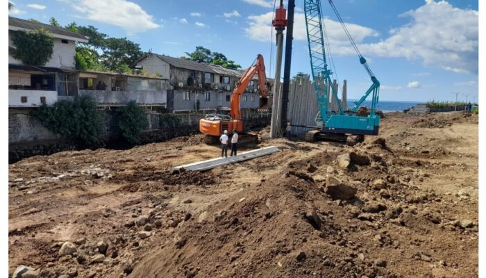 Pembangunan Pengendali Banjir Sungai Kalasey Masih Dalam Penyelesaian
