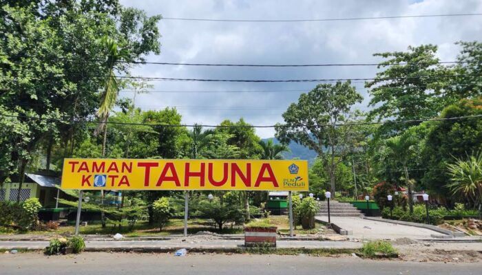 Pj Bupati Sangihe Resmikan Wajah Baru Taman Kota Tahuna