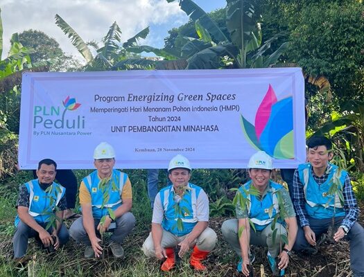 Peringati HMPI 2024, PLN UP Minahasa Gelar Program Energizing Green Spaces